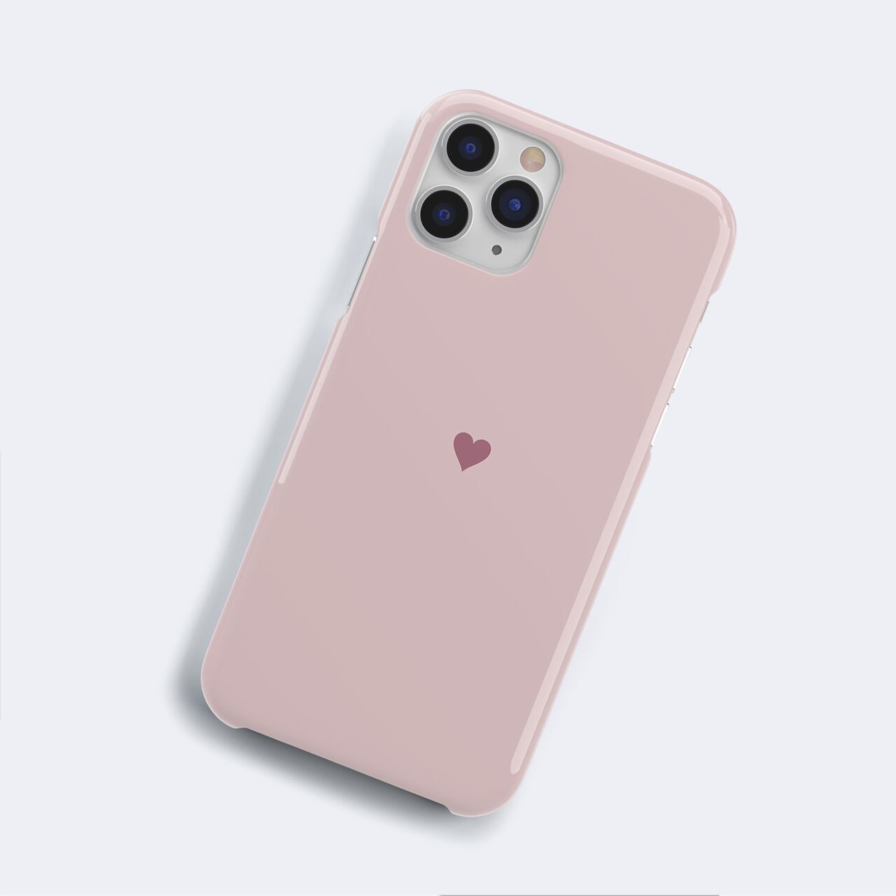 little heart♡ モーヴピンク iPhoneケース スマホケース | LUCK OUT