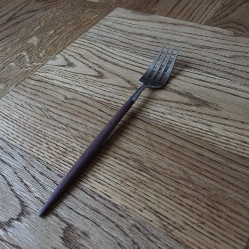 Cutipol GOA brown dessert fork クチポール ゴア ブラウン デザート フォーク