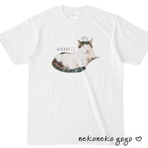 猫さん写真で作るＴシャツ☆イラストVer.（猫 ネコ ねこ 愛猫写真で♪）