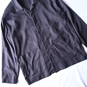 INTÉRIM / HYPER BIG RAYON LINEN SHIRTS JACKET