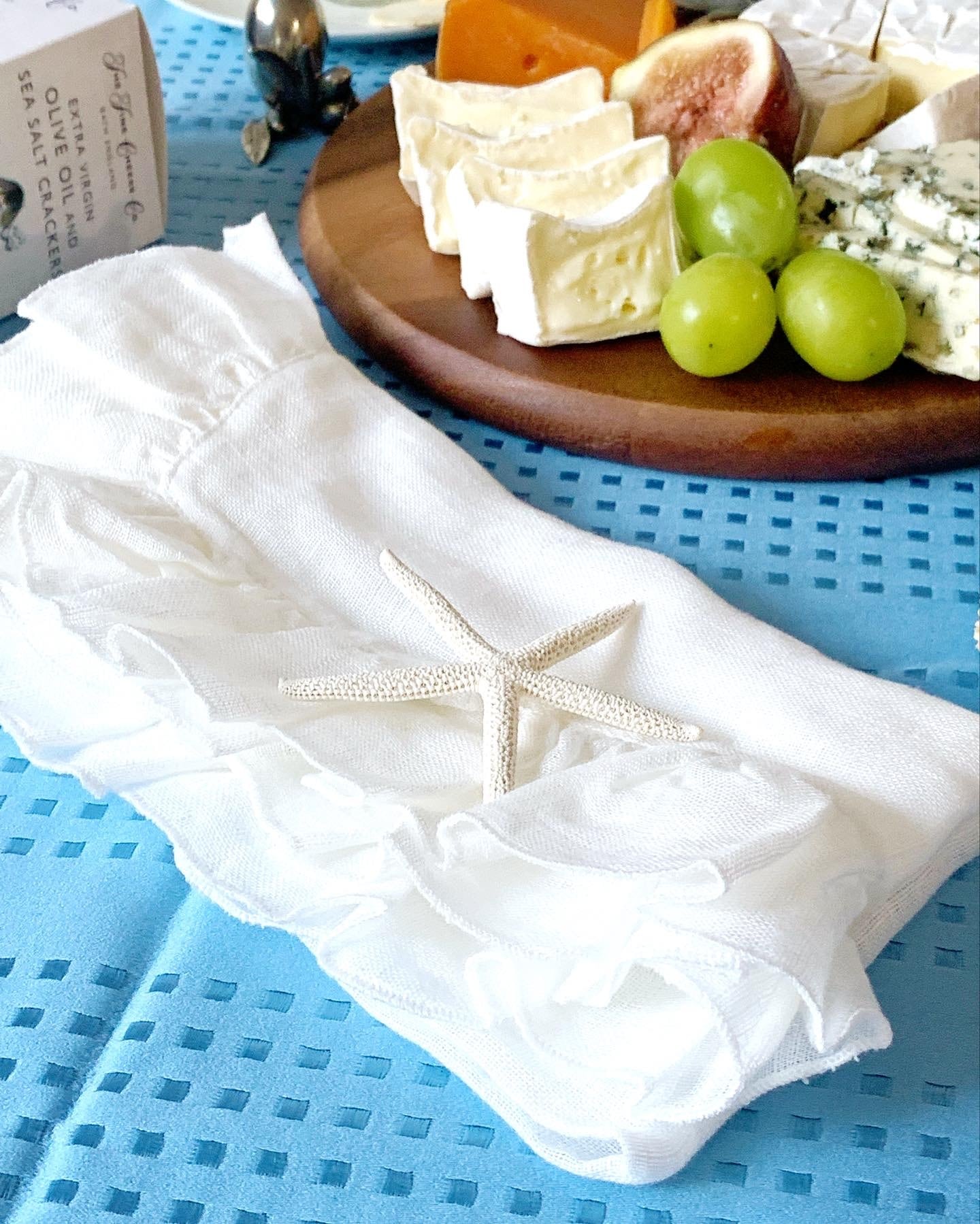 BORGO DELLE TOVAGLIE リネンフリルナプキン色:ivory | Floraison