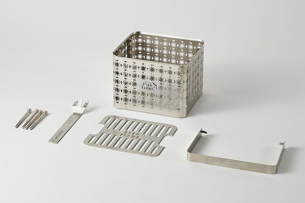 焚き火台 Bonfire Grill -Rindou-（焚き火台セット・リンドウ柄