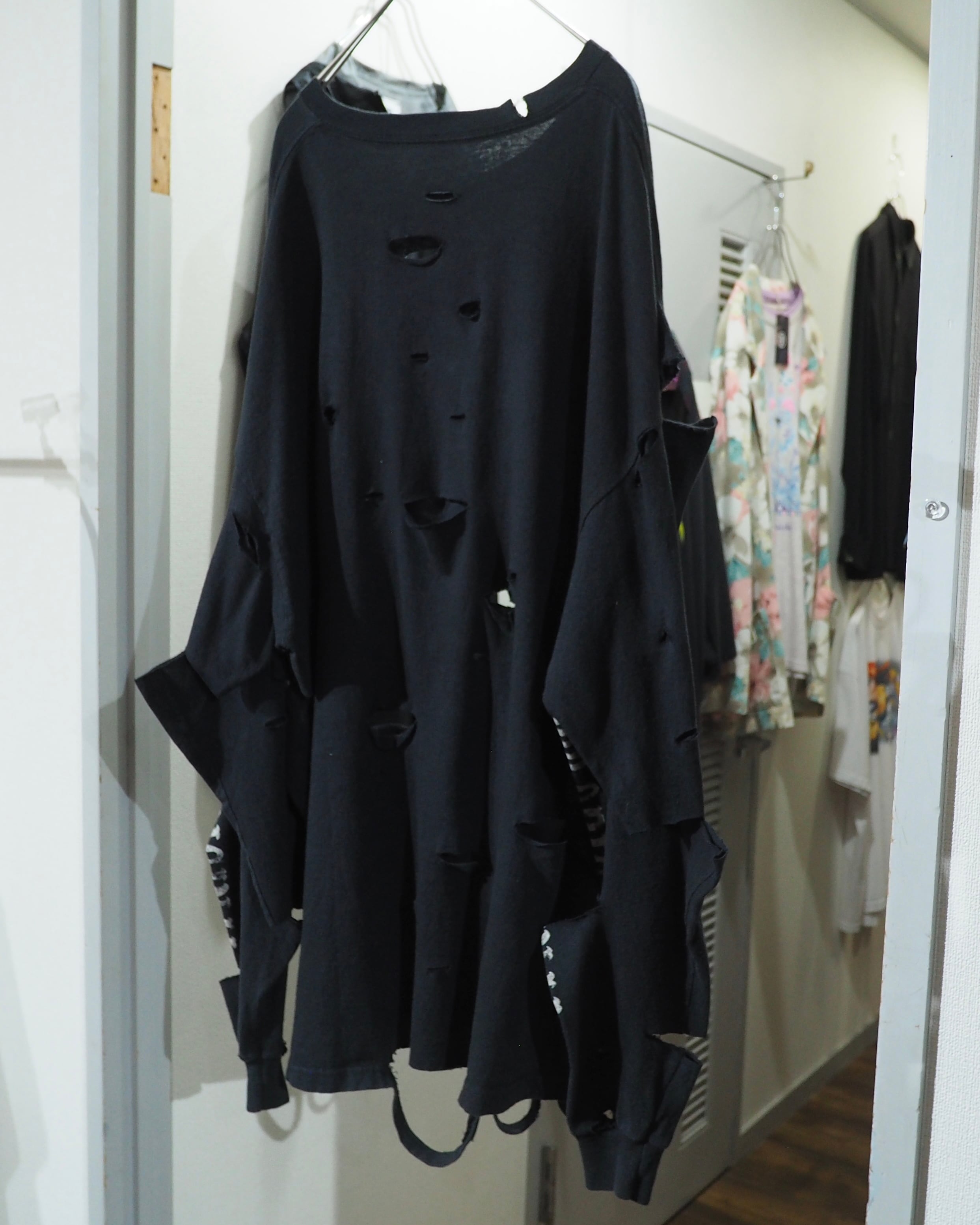 ” 循環 ” ” 死神 - Grim reaper ” Boro Circulation Re:make long sleeve Tee