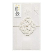 ミドリ 祝儀袋 金封 445 結婚祝 祝色 白 25445006
