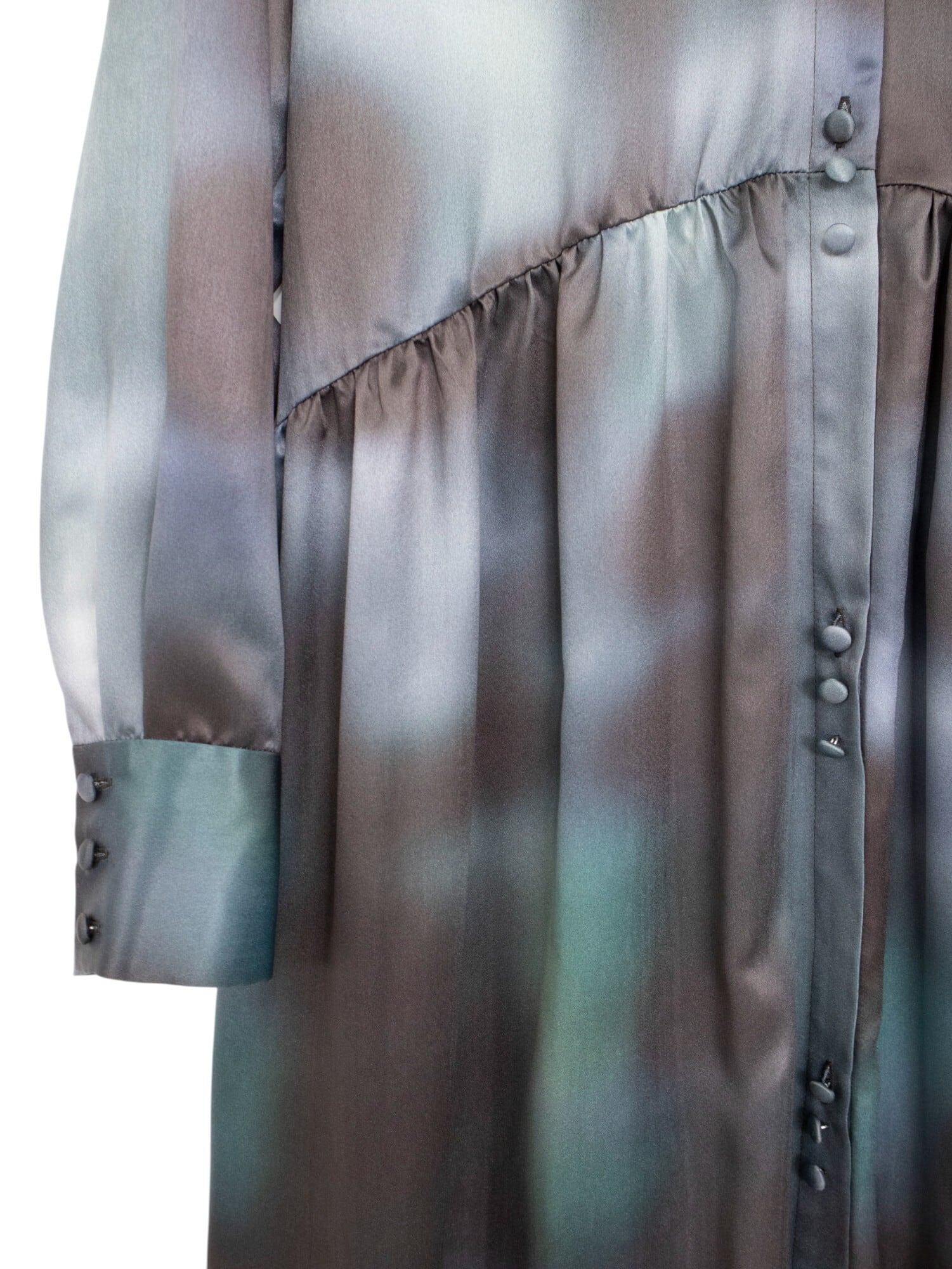 オーロラのように揺らめくワンピース | RO-33287_BLACK | JUN OKAMOTO