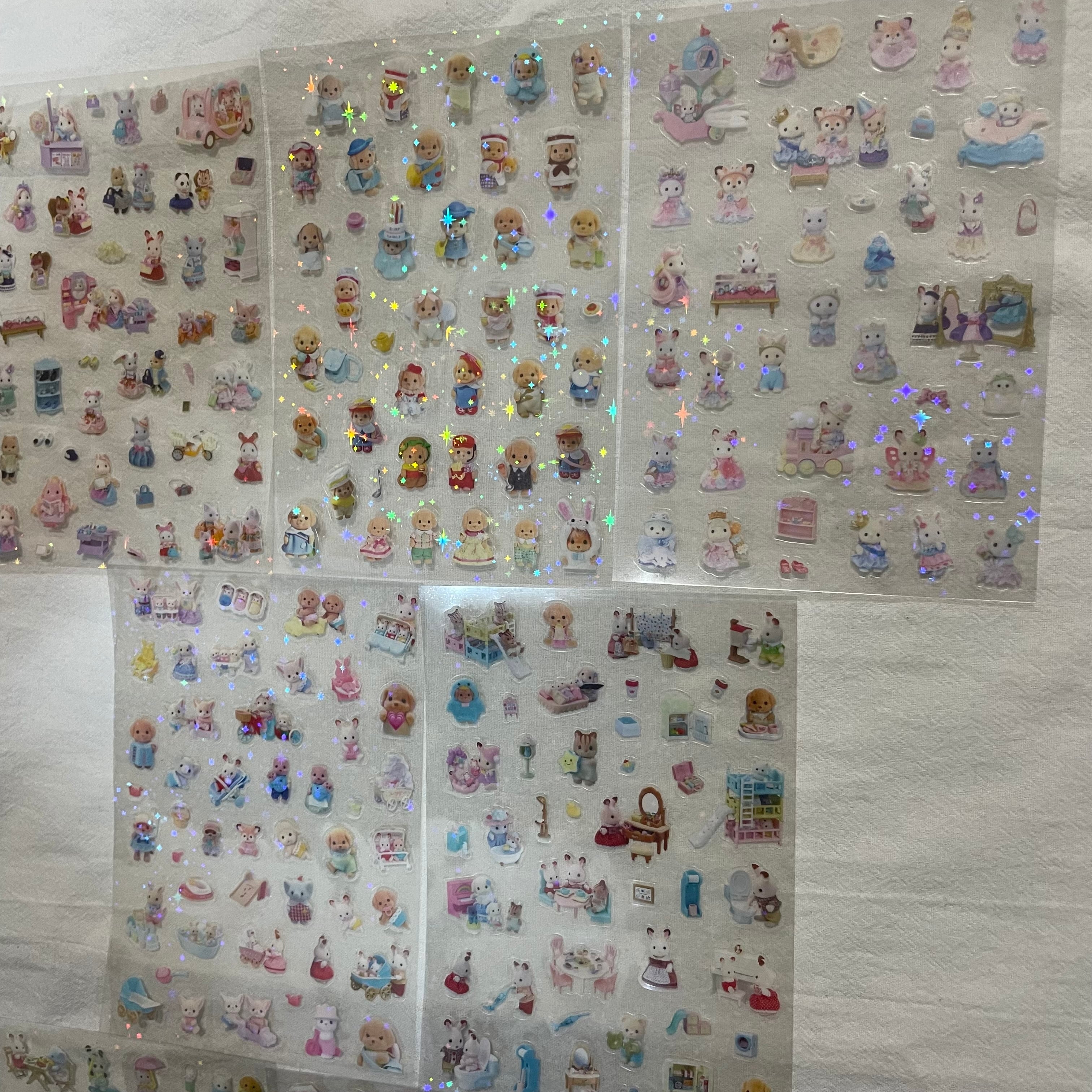 ♡送料込 ♡即日発送 【 シルバニア 】キラキラ ホログラム クリア
