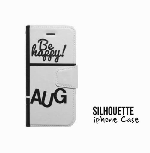 SILHOUETTE iPhone Plus手帳型スマホケース#BOOK(W) 