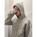 00's ishka エクアドルニットパーカー