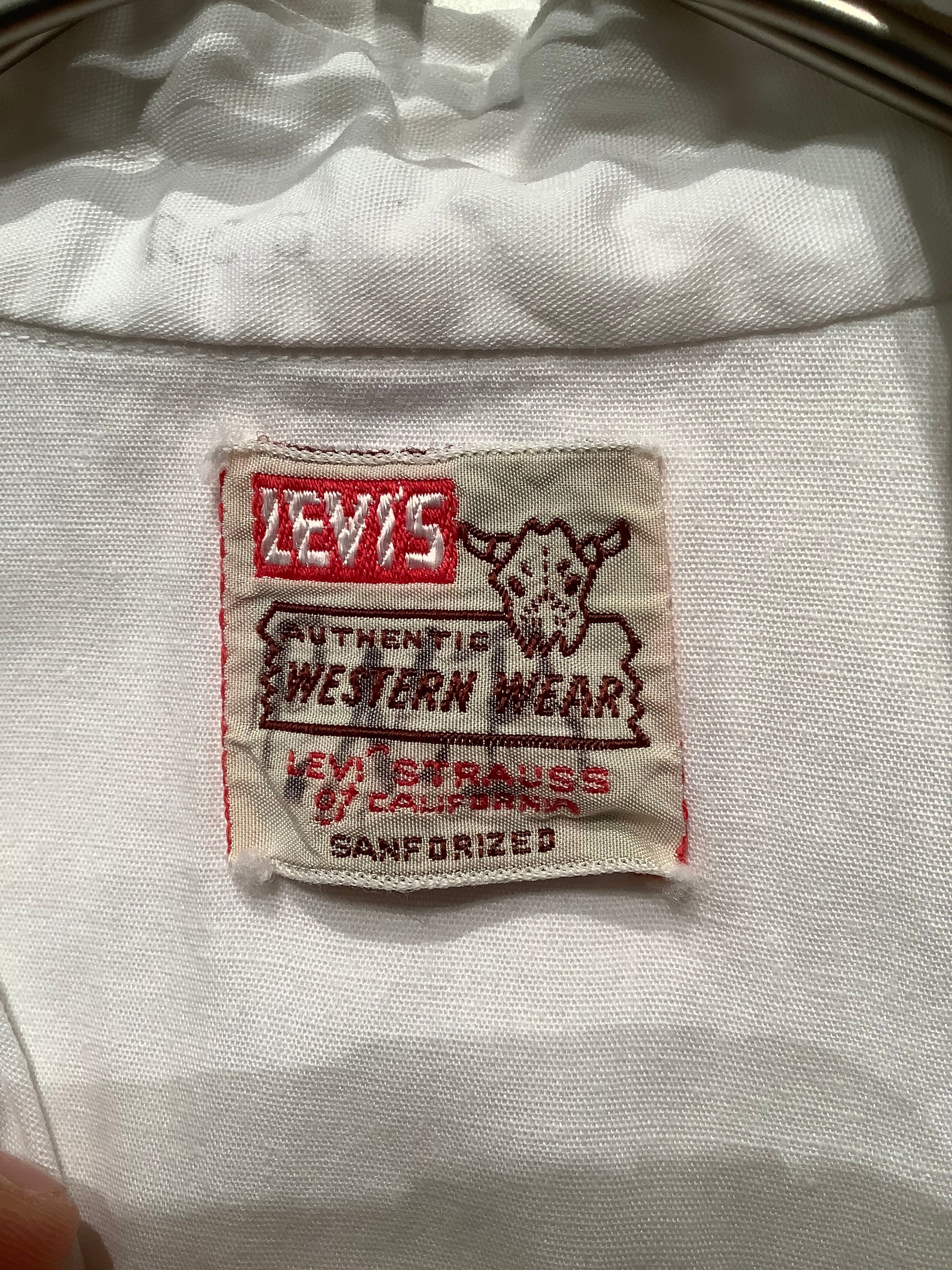 50年代 LEVI'S ショートホーンタグ キッズウエスタンシャツ | Used