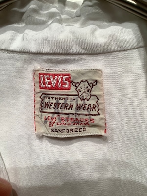 50年代 LEVI'S ショートホーンタグ キッズウエスタンシャツ