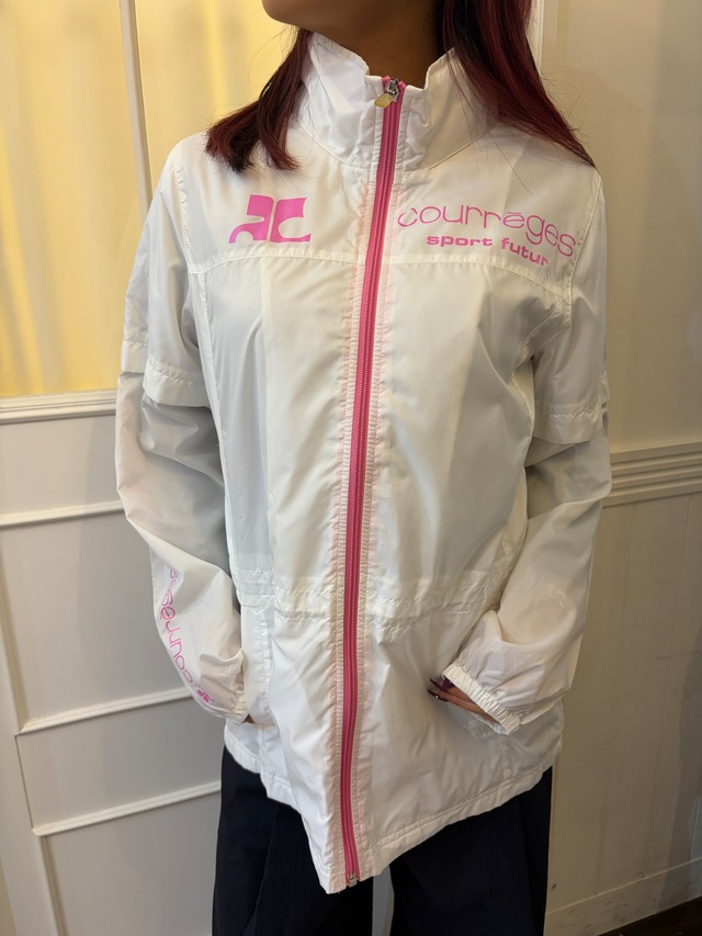 Courreges / vintage sports jacket . (O)