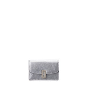 [VUNQUE] Occam Lune Accordion Card Wallet Flash Silver