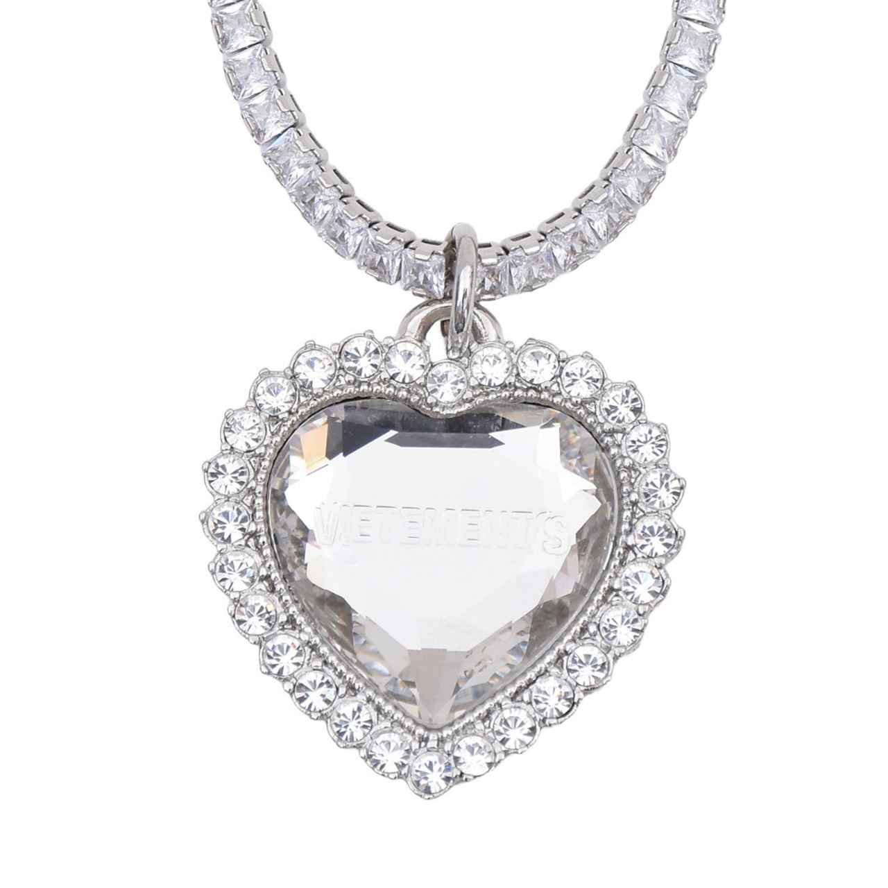 【VETEMENTS】CRYSTAL HEART NECKLACE - 6
