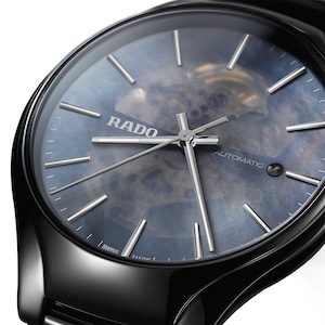 【RADO ラドー】True Automatic Open Heart トゥルーオープンハート（ブラックマザーオブパール）／国内正規品 腕時計