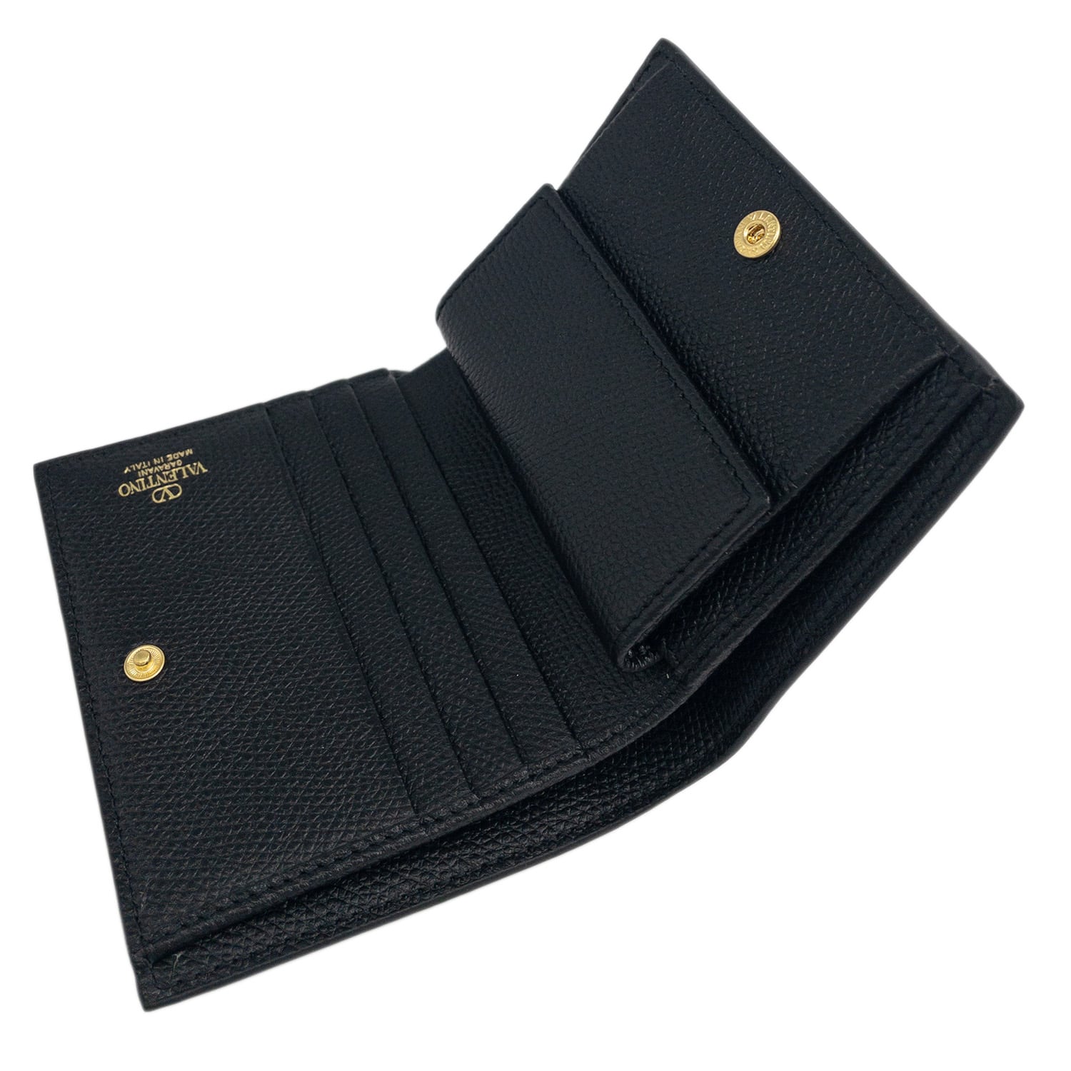 VALENTINO ブラック二つ折り財布 中古・古着通販】VALENTINO GARAVANI (ヴァレンティノ・ガラヴァーニ