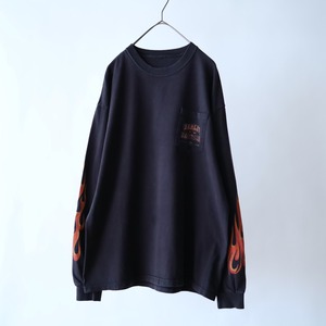 90s" HARLEY DAVIDSON " mulch print design cut & sewn