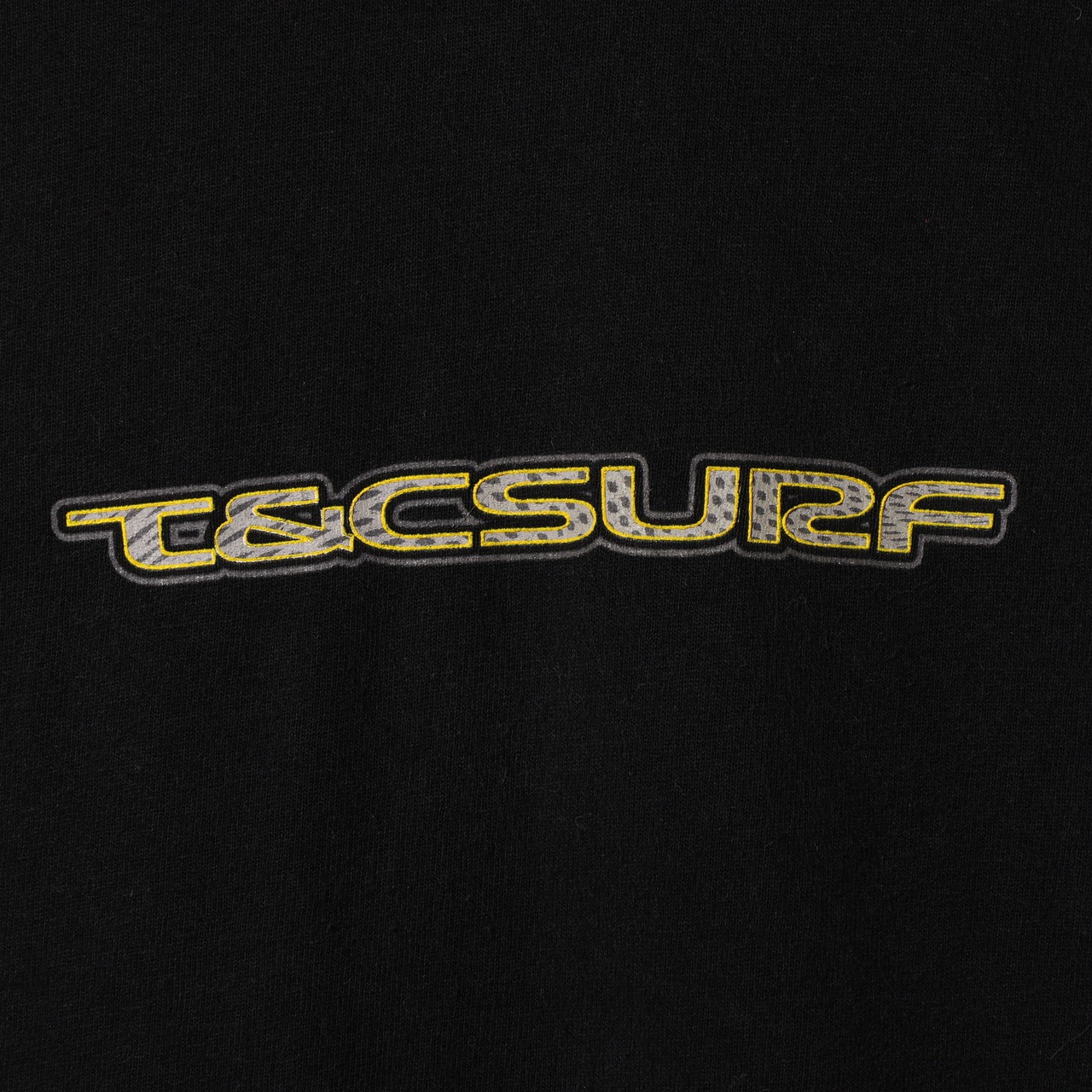 美品 L 90s USA 陰陽 T&C Surf サーフTシャツ ブラック 黒