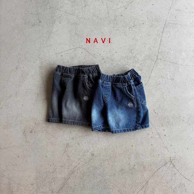 【取寄/韓国直送】NAVI 26/SM チーク4部デニムパンツ｜夏服｜韓国子供服