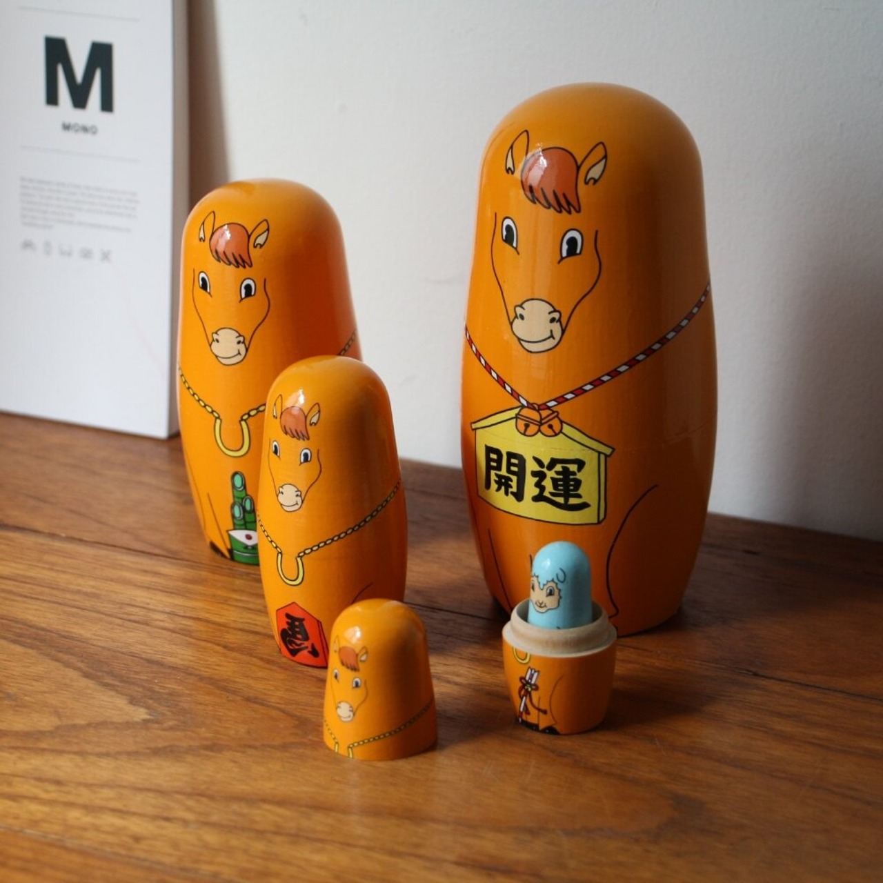 Happy New Horse/MIDORI KOMATSU/マトリョーシカ/へび/干支