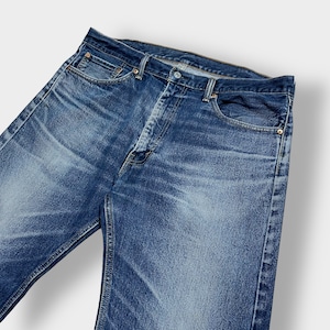 LEVI'S 505 デニム ジーンズ ジーパン W38L32 ヒゲ ビッグサイズ ダボパン リーバイス インディゴ US古着