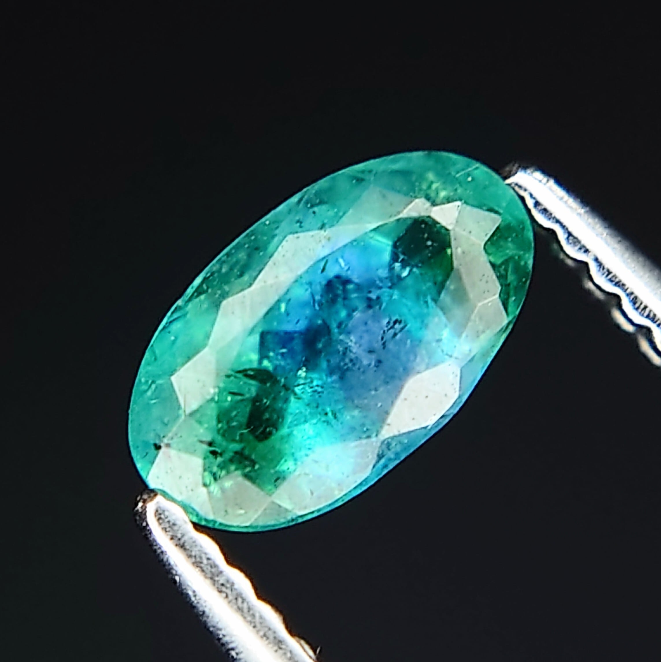 極希少 Paraiba Tourmaline parti-colored 0.25ct No Heat Brazil GIA
