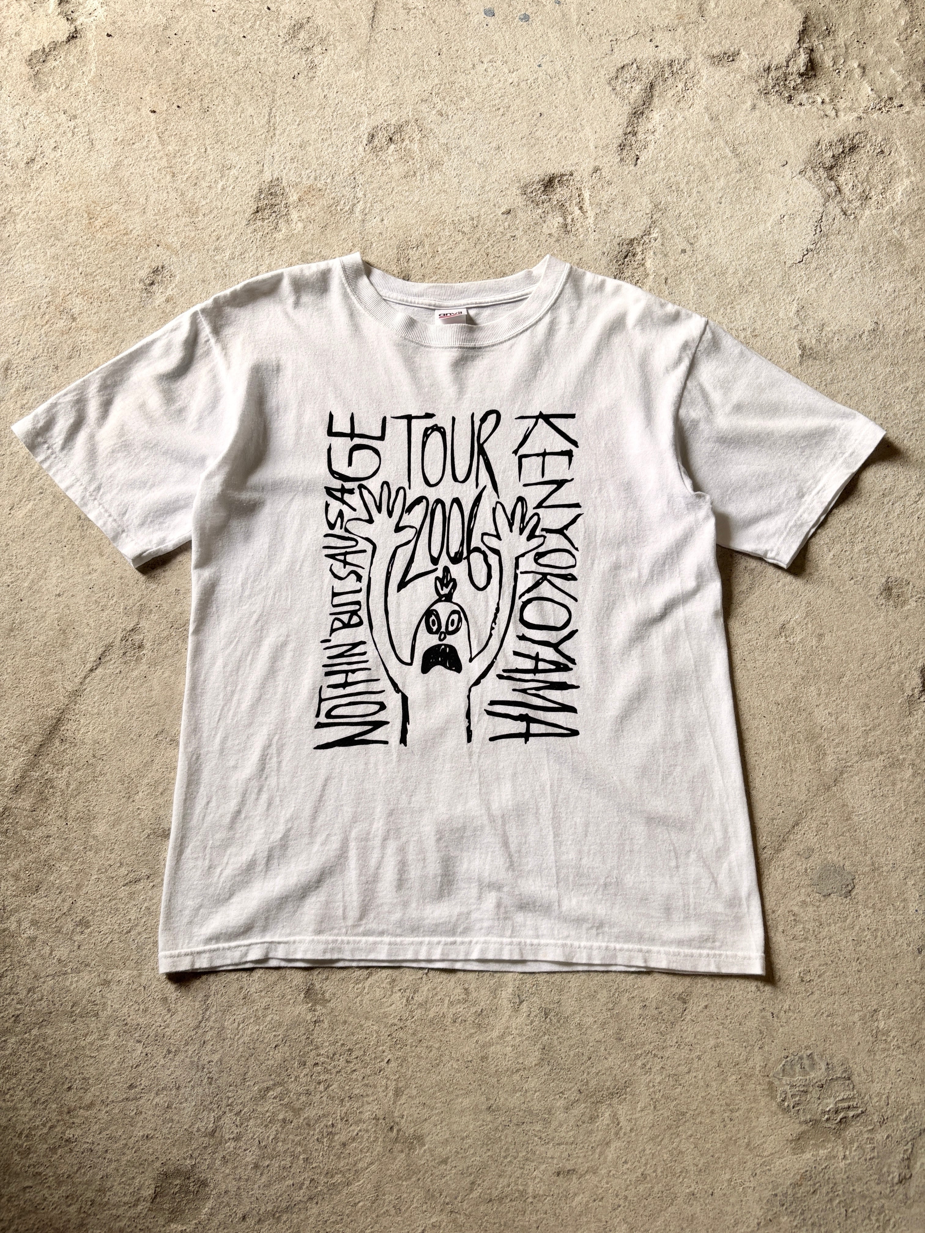 激レアKen Yokoyama Nothin' But Sausage Tシャツ 00s KEN YOKOYAMA/Nothih' But Sausage Tour Tee/2006年/M/ライブツア