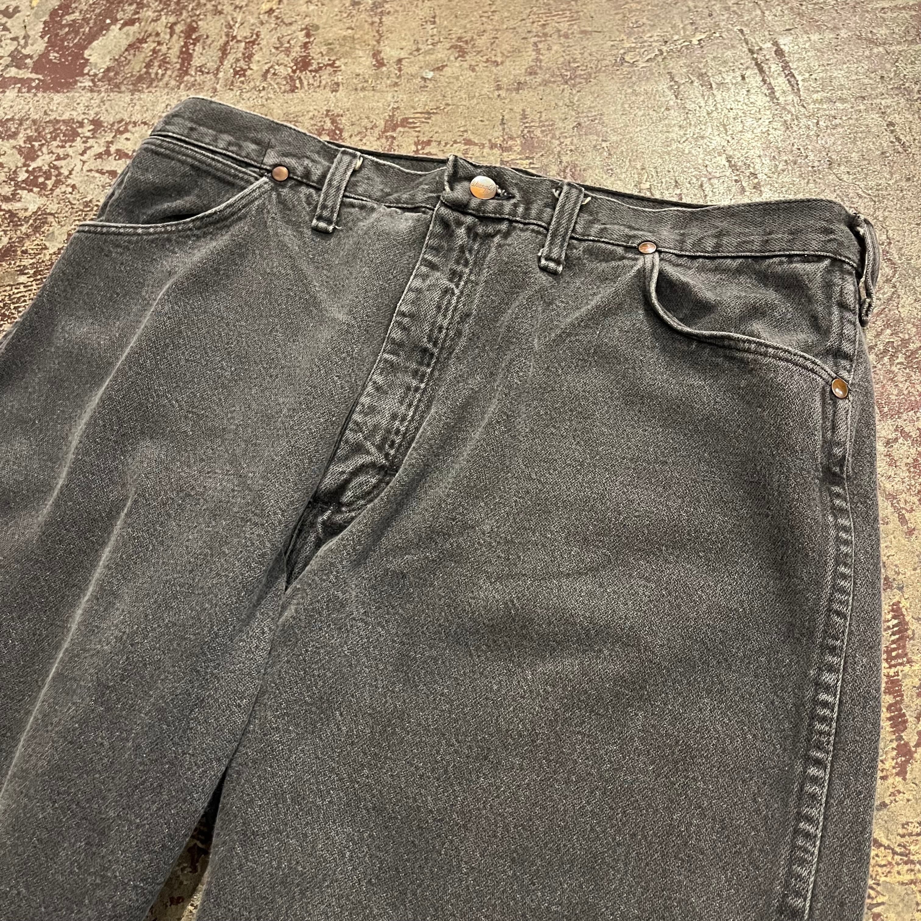 90年代 USA製 『W38L32』Wrangler 13MWZPB ラングラー ブラックデニム