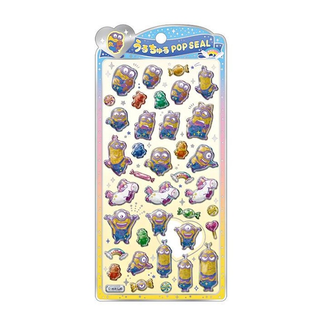新作 うるちゅるポップシール ミニオンズ CRUX クラックス 正規品 POP SEAL