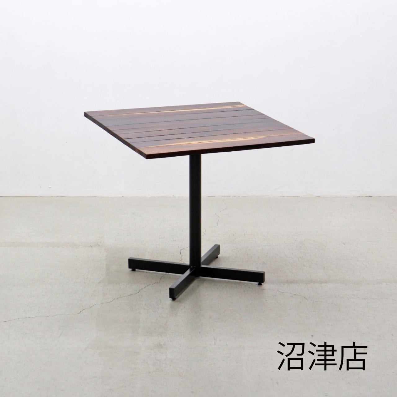 ローズウッド無垢材 ダイニング カフェテーブル モダン ナチュラル 什器 デスク 沼津店】ローズウッド無垢材 ダイニング カフェテーブル モダン