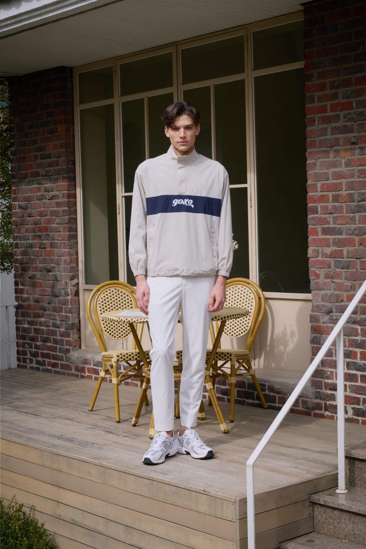 GOXO ゴーエックスオー フックスライスレタリングポケットパンツ