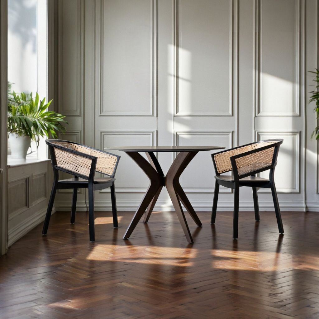 ラタンチェア Bucket Rattan Chair Brown / バケットラタンチェア ブラック K01639W2
