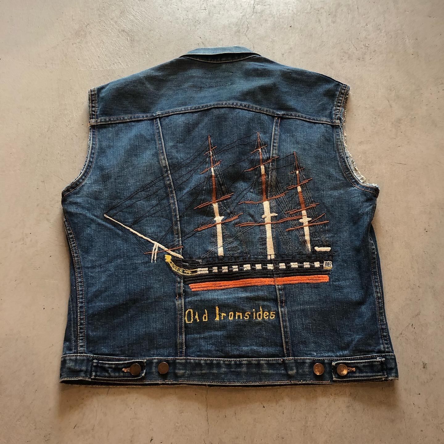 60s〜 Wrangler“Old Ironside” denim vest【高円寺店】