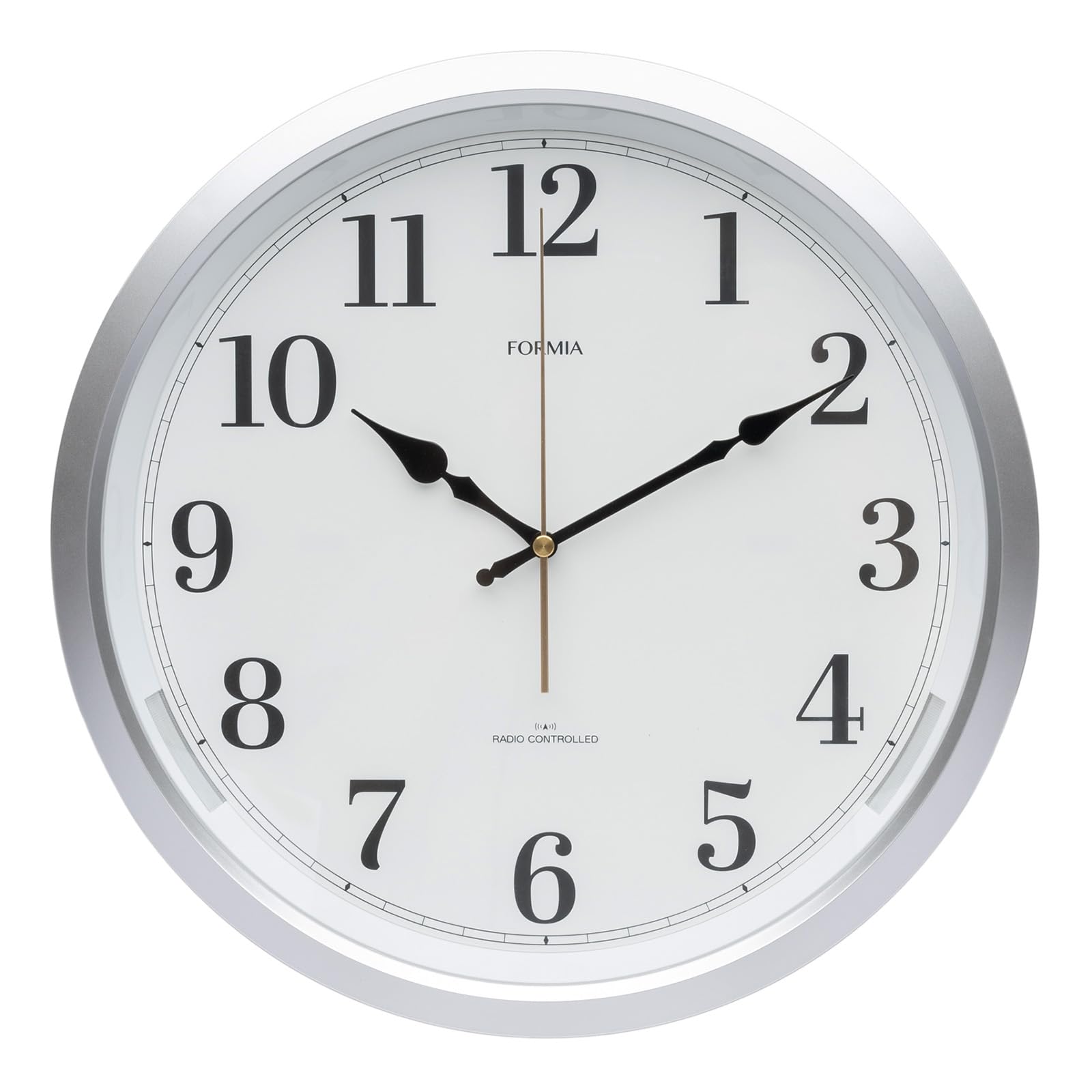 両面電波時計 両面時計 Morden Double Clock A6(BK) おしゃれな 低騷音
