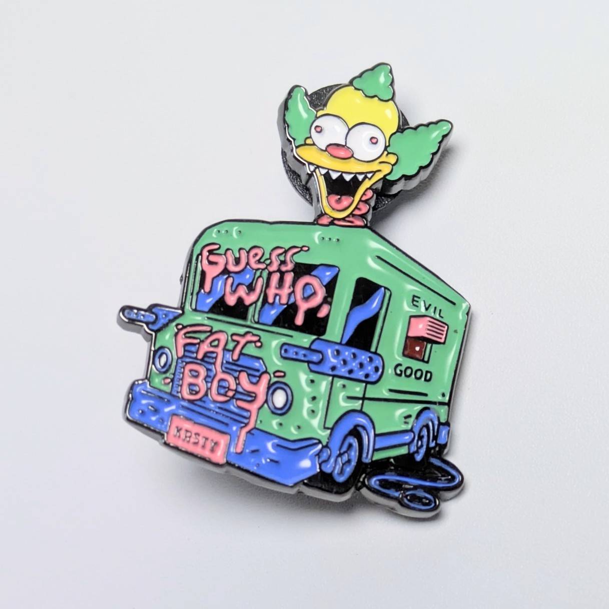 送料無料! ★ピンズ PINS★ピンバッジ 【 The Simpsons( ザ シンプソンズ ) 】クラスティザクラウン “ KRUSTY BUS ”〚アメリカン雑貨 アメトイ〛