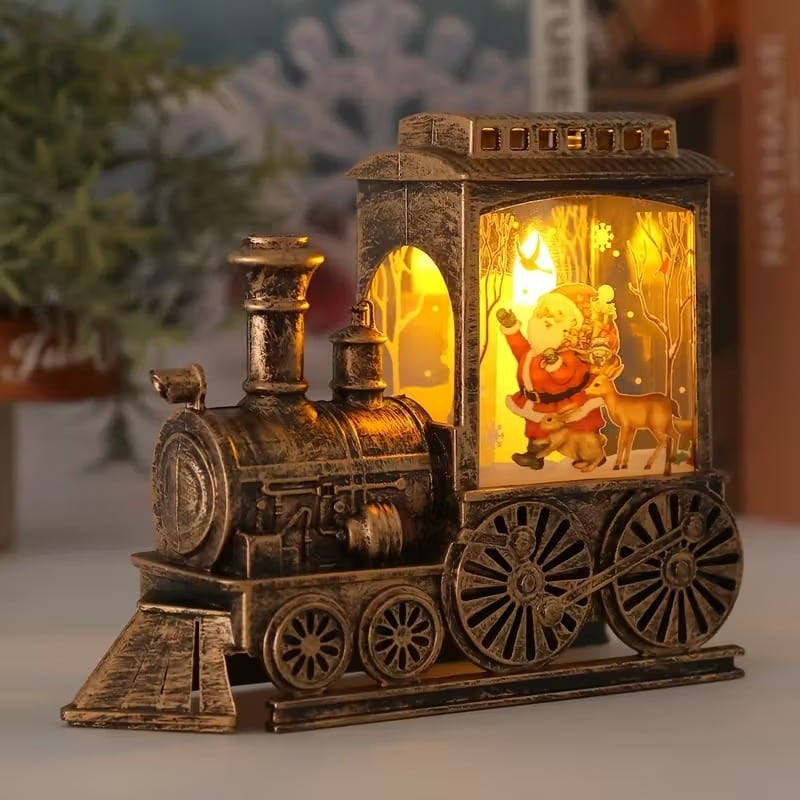 列車 ライトアップ クリスマス雑貨 置物 オブジェ おしゃれ 綺麗