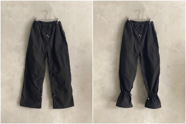 GEN IZAWA / Code straight pants (Black)