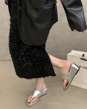 ウェッジソールトングサンダル 3color A0061