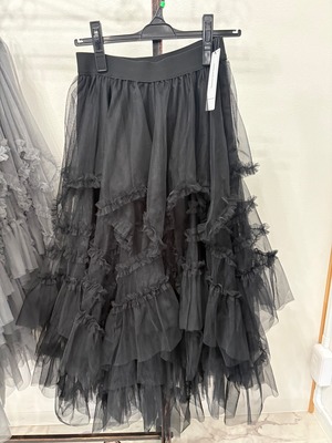 チュールフリル　スカート　16007