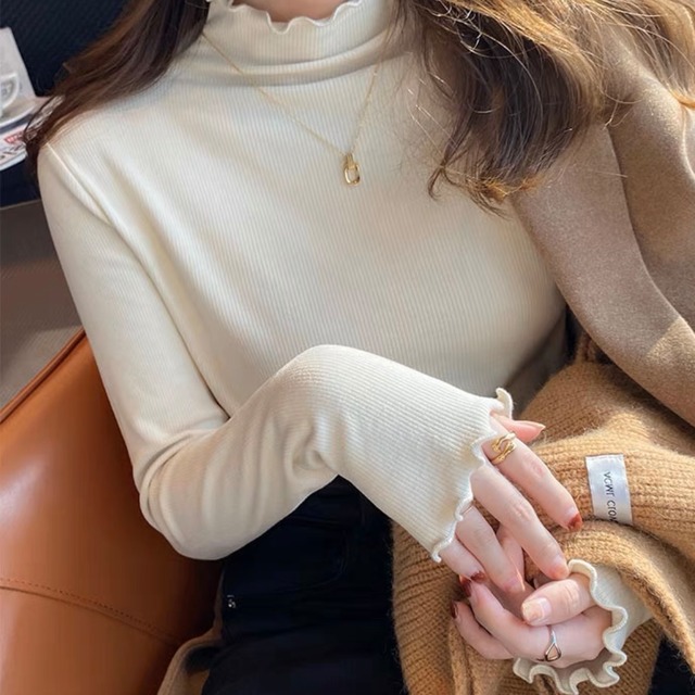 rib turtle knit tops(4color)<t1315>