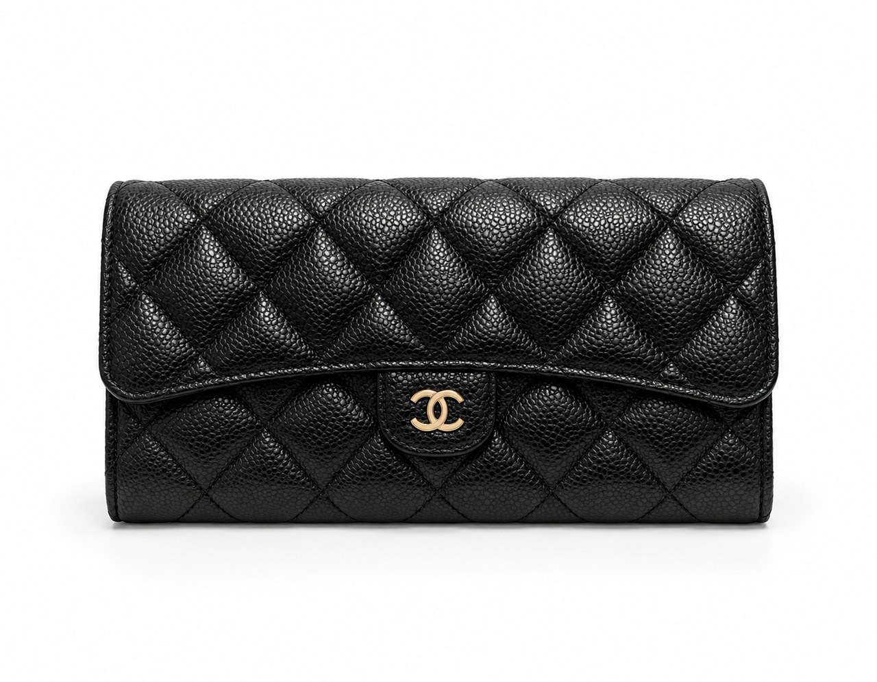 CHANEL シャネル 長財布 P0241-Y01864-C3906 ﾏﾄﾗｯｾ ｷｬﾋﾞｱｽｷﾝ