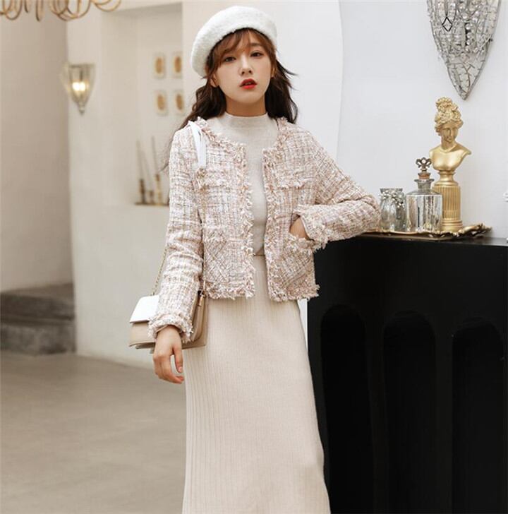 優雅!女性らしい!コート 秋 新作 ポップ トップス 小さい新鮮な 短いスタイル ゆったりする 通勤