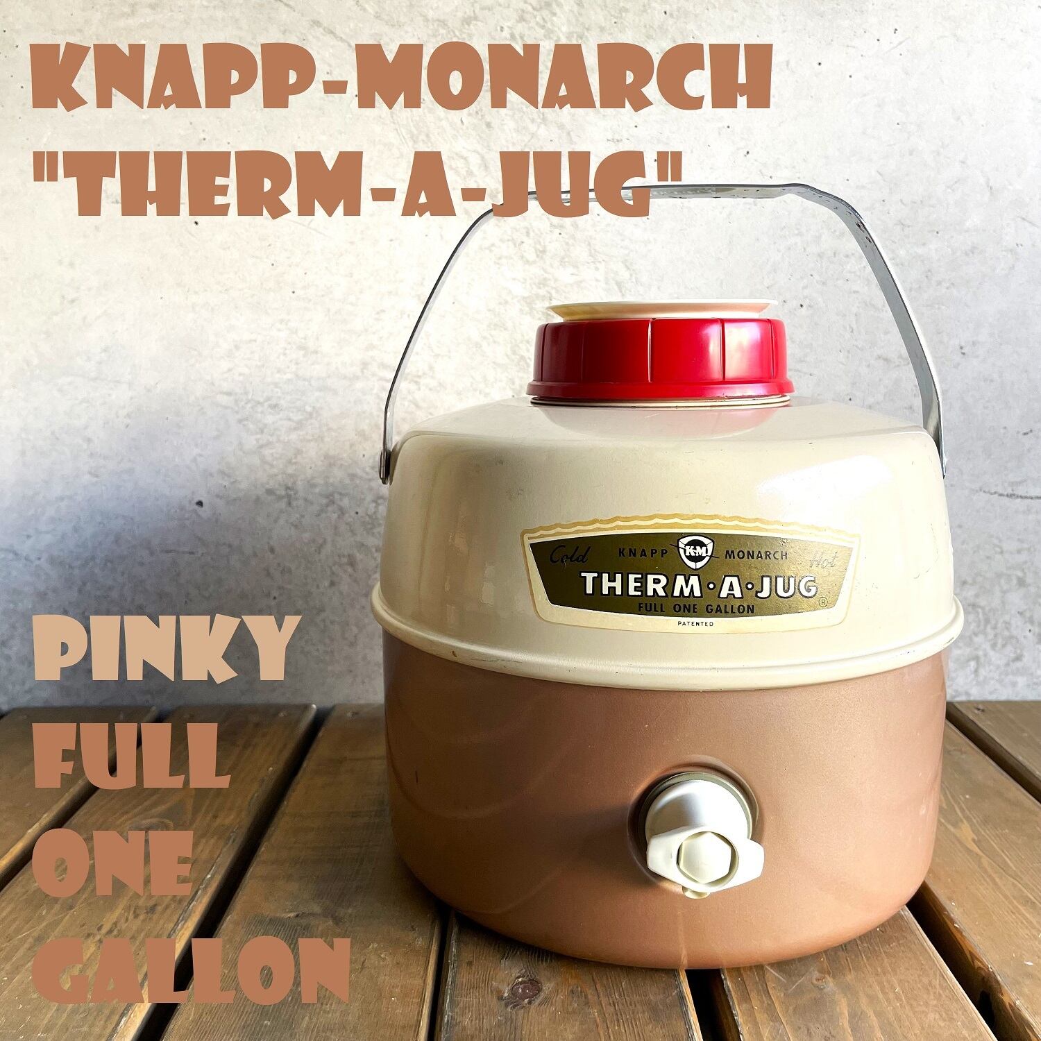 ③ナップモナーク KNAPP-MONARCH THERM-A-JUG サーマジャグ ウォーター