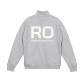 ハーフジップ スウェット グレー（フリーサイズ）