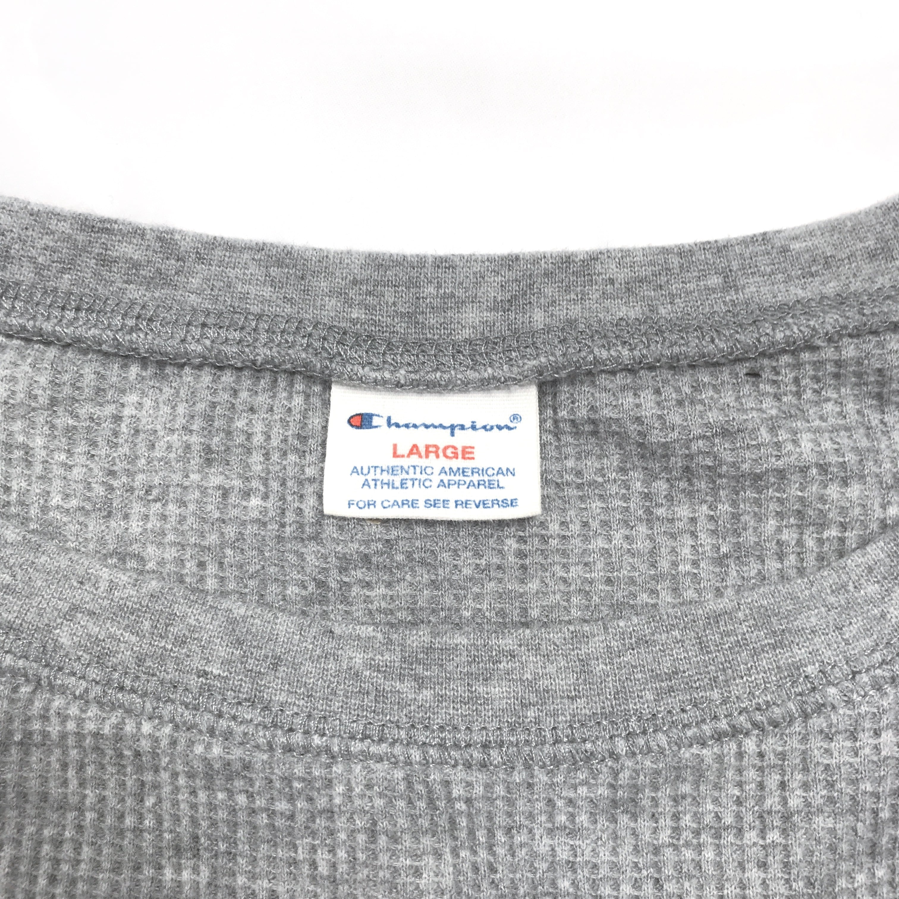 champion チャンピオン N.Y.C プリント サーマル ロンT 90's | 古着屋