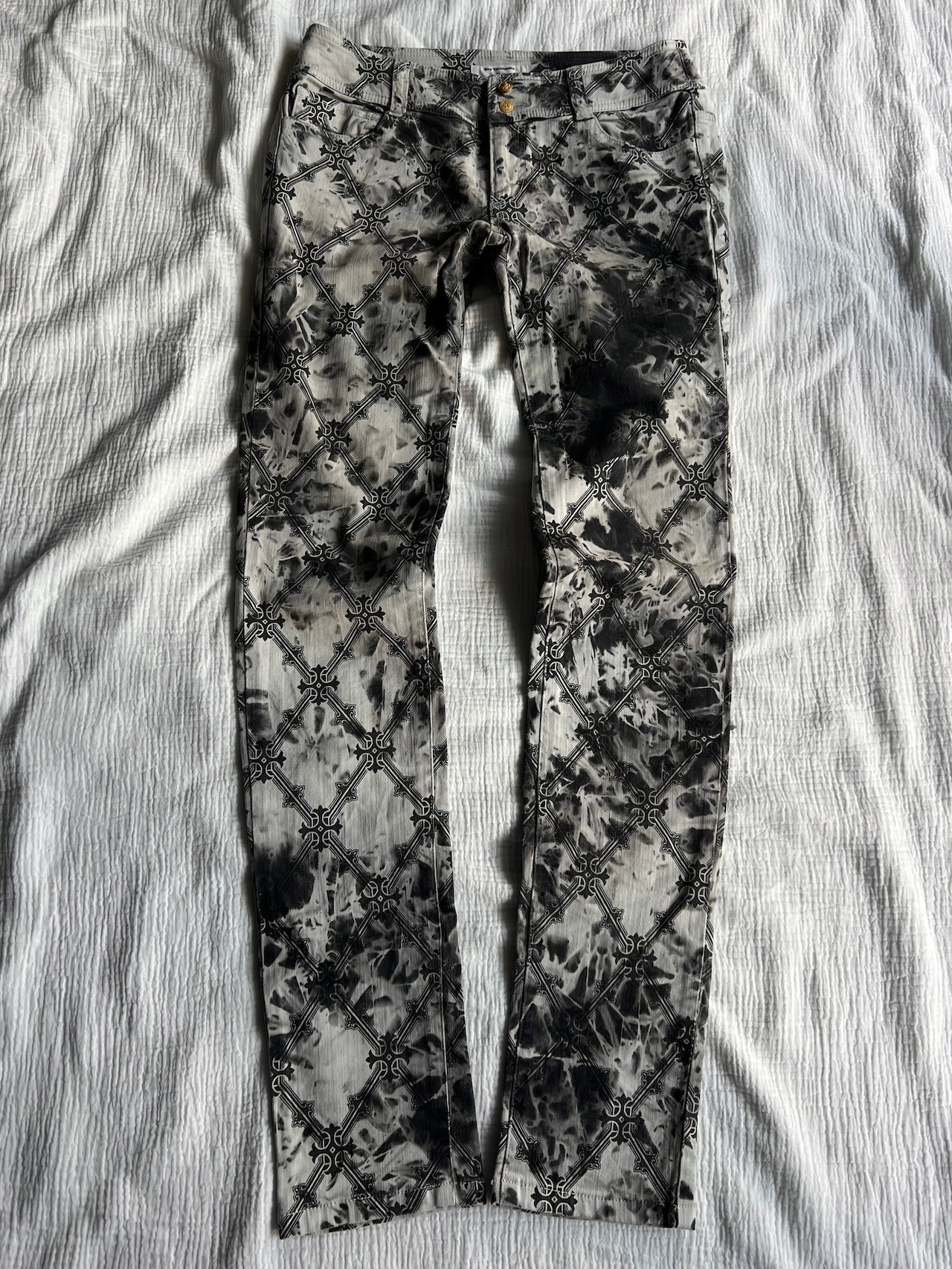 "Koji Tachiyama fix" Cross Black Wash Skinny