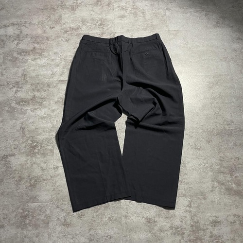 00s Yves Saint Laurent black slacks 詳細写真2