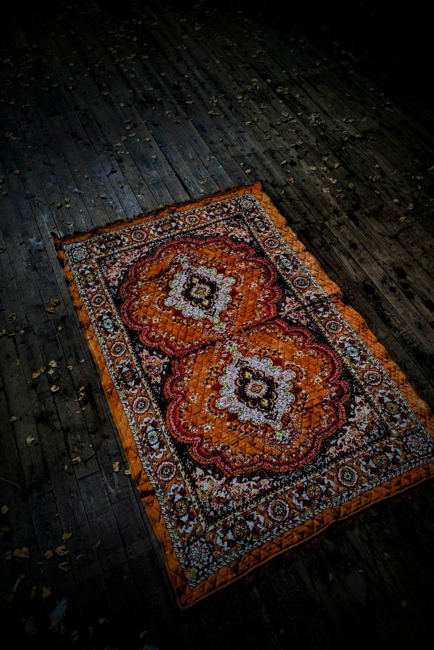 PUEBCO INDIAN FESTIVAL RUG  blue プエブコ ラグ