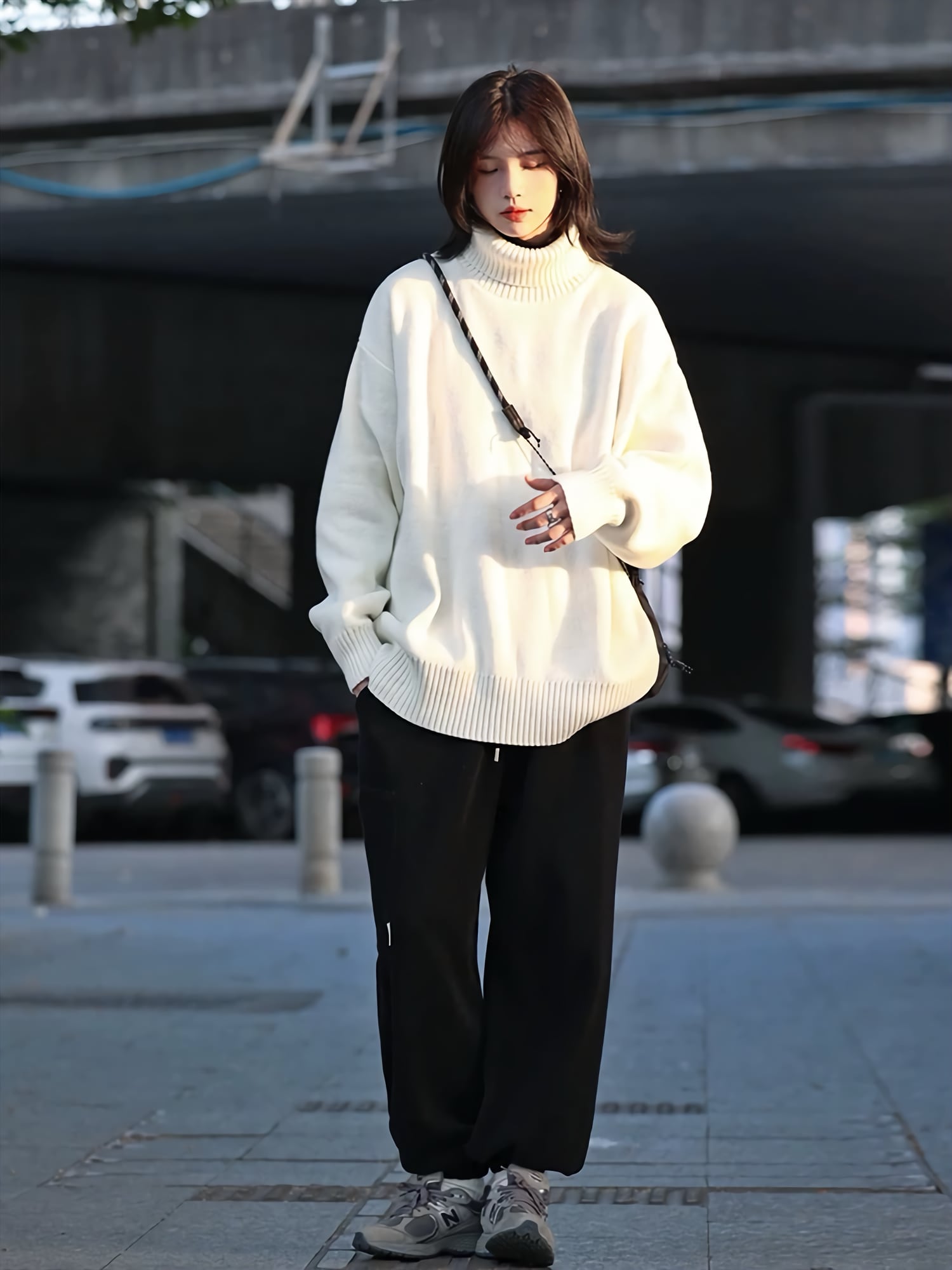 オーバーサイズタートルネックニット / Oversized Turtleneck オーバーサイズタートルネックニット / Oversized Turtleneck