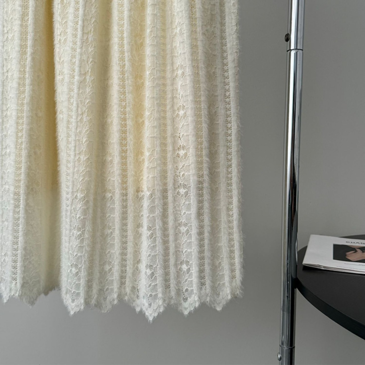 レース ハイウエスト ストレート スカート 10258