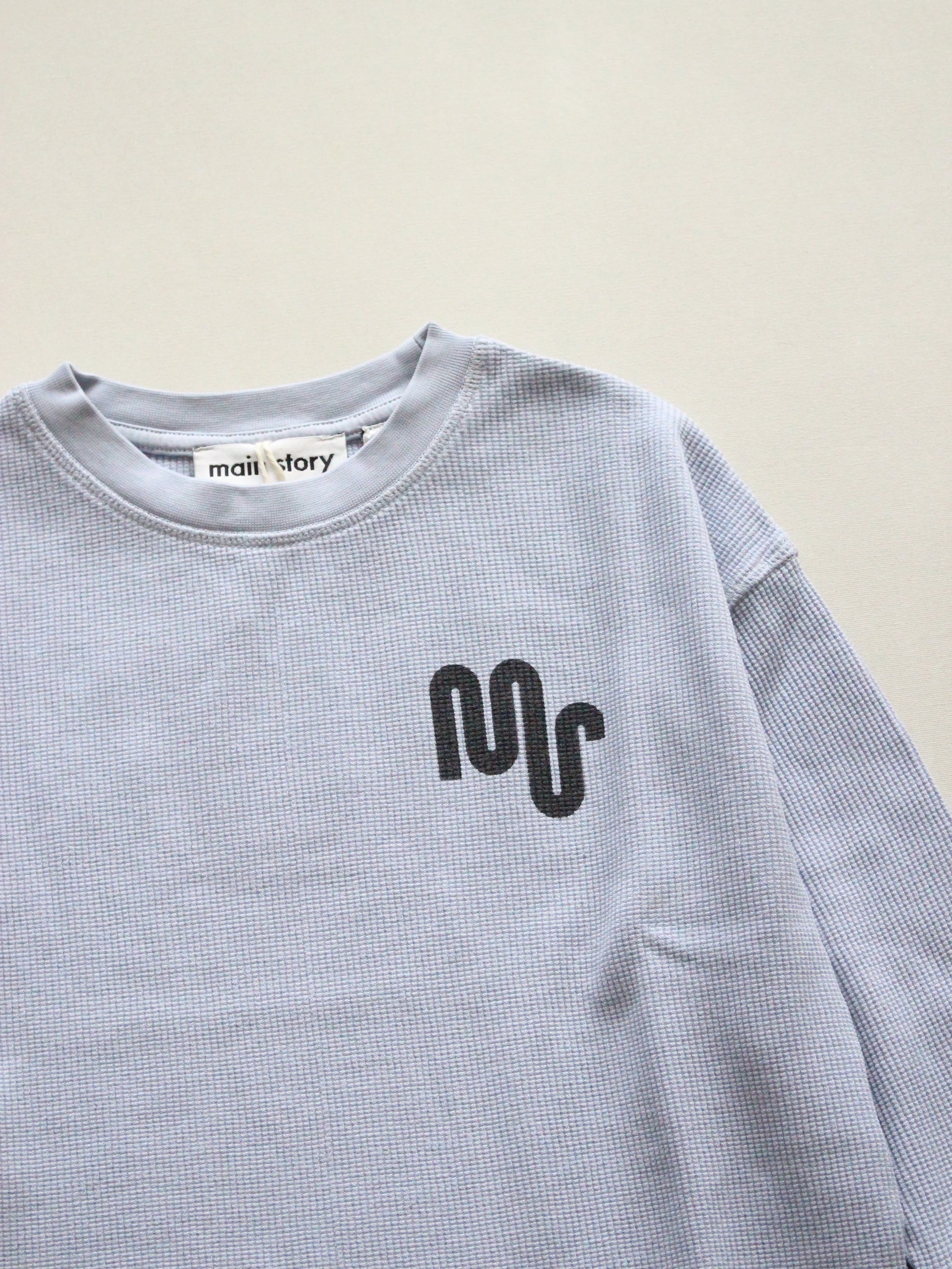main story Waffle Tee - Grey Dawn | RESONASON